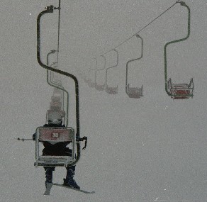 Sigrid på vej ud i intetheden (Hohe Salve, Tyrol, 2005)